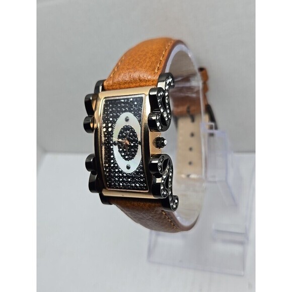 Adrienne Couture Limited Edition Pave Crystal Swiss Quartz Watch New Battery main image 7